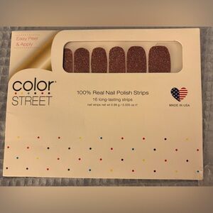 Color Street nail polish strips “black cherry bon bon”